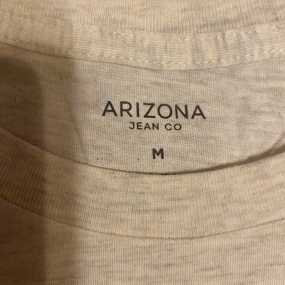 Arizona Jean Company - NEW - Heather White Short Sleeve Tee - Picture 4 of 7